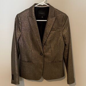 Banana Republic Shimmering Gold Blazer 4p